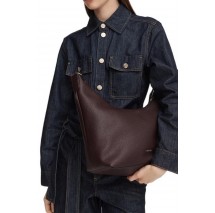 CALVIN KLEIN WEBBING STRAP MD SHOULDER BAG ΤΣΑΝΤΑ ΓΥΝΑΙΚΕΙΑ BORDEAUX