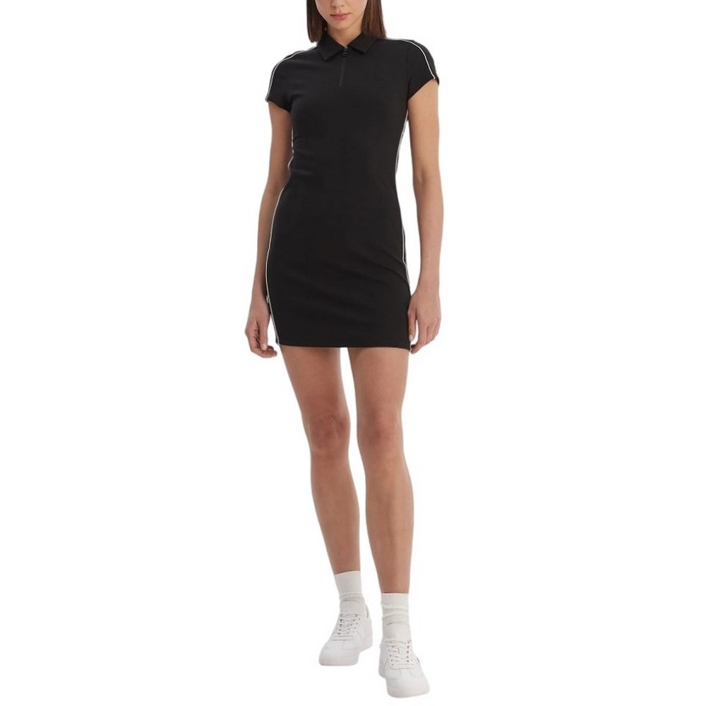 CALVIN KLEIN JEANS SS PUNTO MILANO SHRUNKEN POLO ΦΟΡΕΜΑ ΓΥΝΑΙΚΕΙΟ BLACK