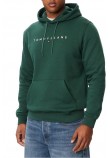 TOMMY JEANS REG LINEAR LOGO HOODIE EXT ΜΠΛΟΥΖΑ ΦΟΥΤΕΡ ΑΝΔΡΙΚΗ GREEN