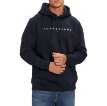TOMMY JEANS REG LINEAR LOGO HOODIE EXT ΜΠΛΟΥΖΑ ΦΟΥΤΕΡ ΑΝΔΡΙΚΗ NAVY