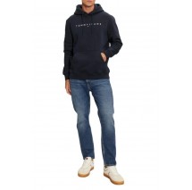 TOMMY JEANS REG LINEAR LOGO HOODIE EXT ΜΠΛΟΥΖΑ ΦΟΥΤΕΡ ΑΝΔΡΙΚΗ NAVY