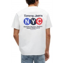 TOMMY JEANS RLX NYC T-SHIRT ΜΠΛΟΥΖΑ ΑΝΔΡΙΚΗ ECRU