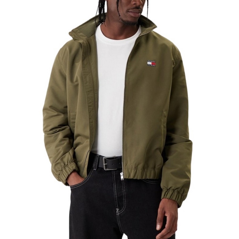 TOMMY JEANS ESSENTIAL JACKET EXT ΜΠΟΥΦΑΝ ΑΝΔΡΙΚΟ GREEN