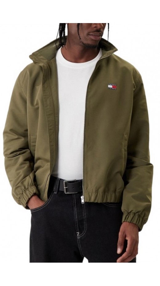 TOMMY JEANS ESSENTIAL JACKET EXT ΜΠΟΥΦΑΝ ΑΝΔΡΙΚΟ GREEN