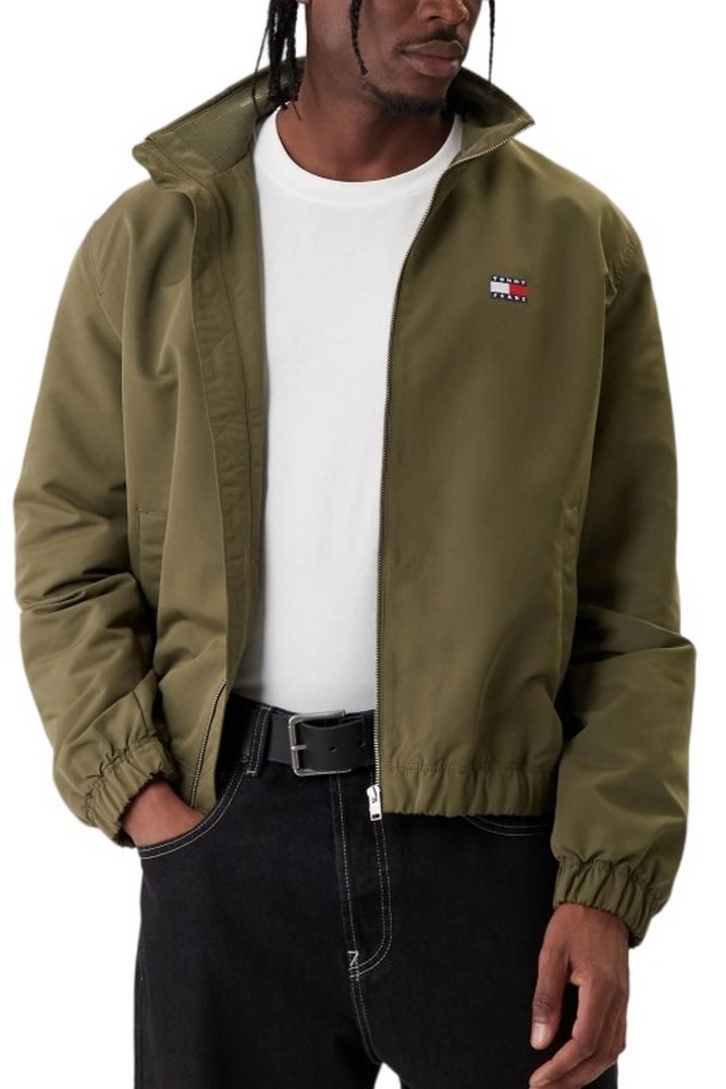 TOMMY JEANS ESSENTIAL JACKET EXT ΜΠΟΥΦΑΝ ΑΝΔΡΙΚΟ GREEN