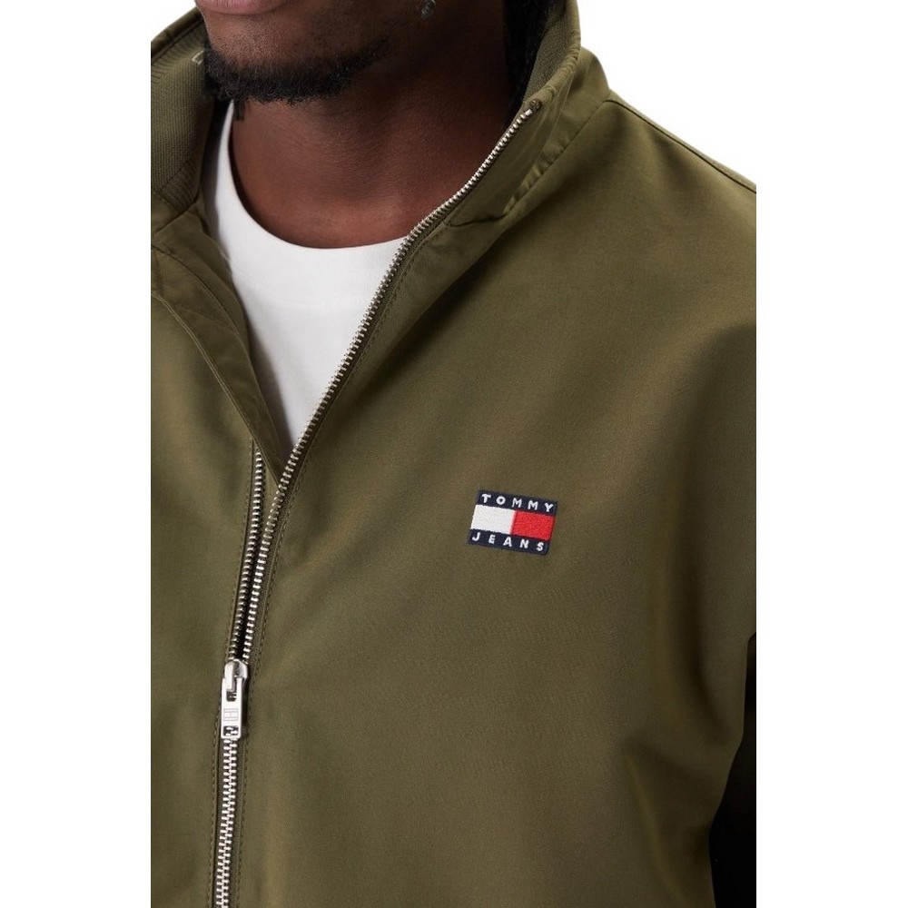 TOMMY JEANS ESSENTIAL JACKET EXT ΜΠΟΥΦΑΝ ΑΝΔΡΙΚΟ GREEN