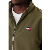 TOMMY JEANS ESSENTIAL JACKET EXT ΜΠΟΥΦΑΝ ΑΝΔΡΙΚΟ GREEN