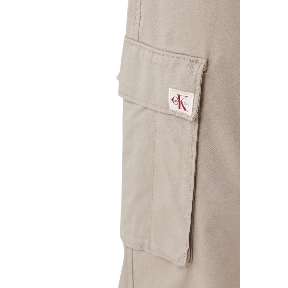 CALVIN KLEIN JEANS SKINNY ELASTIC TWILL CARGO PANT ΠΑΝΤΕΛΟΝΙ ΑΝΔΡΙΚΟ KHAKI