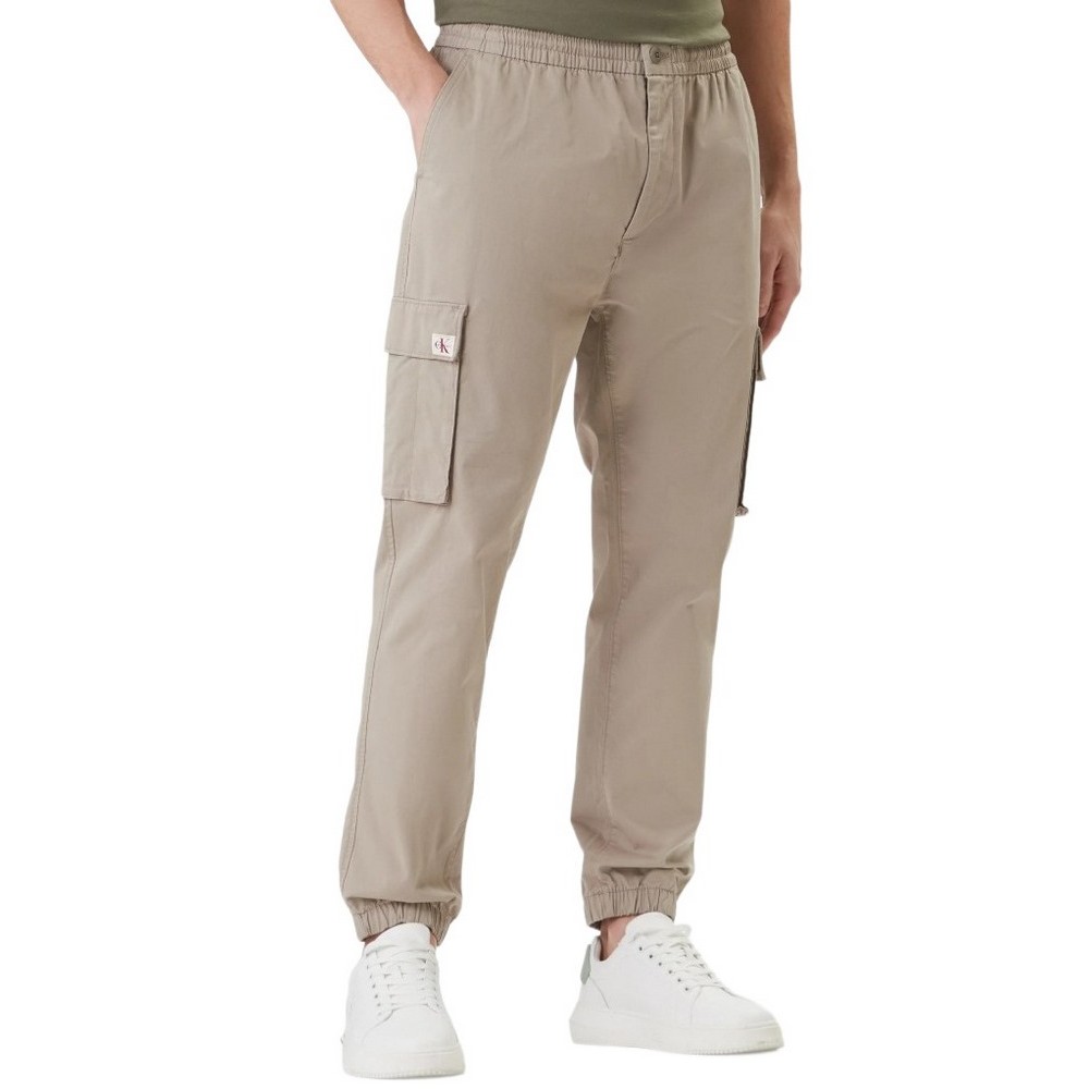 CALVIN KLEIN JEANS SKINNY ELASTIC TWILL CARGO PANT ΠΑΝΤΕΛΟΝΙ ΑΝΔΡΙΚΟ KHAKI
