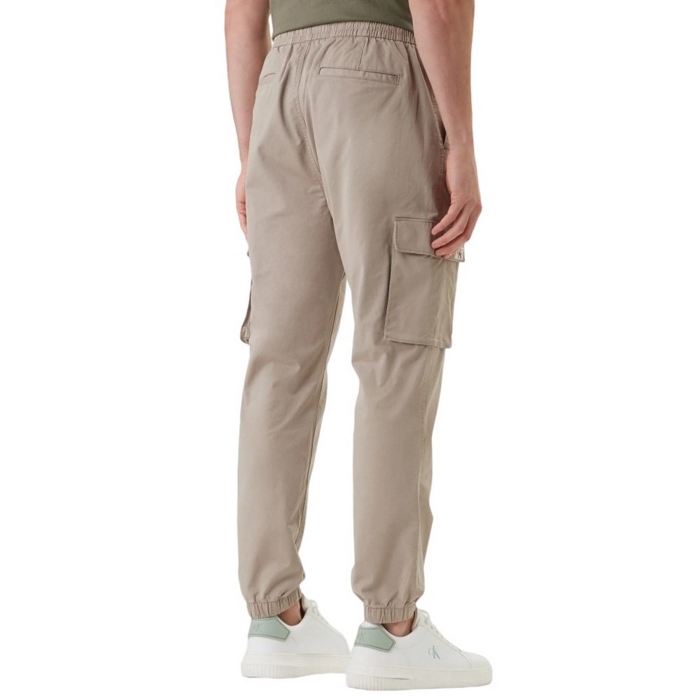 CALVIN KLEIN JEANS SKINNY ELASTIC TWILL CARGO PANT ΠΑΝΤΕΛΟΝΙ ΑΝΔΡΙΚΟ KHAKI