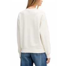 CALVIN KLEIN JEANS LS BABY TERRY SEASONAL MONOLOGO ΜΠΛΟΥΖΑ ΦΟΥΤΕΡ ΓΥΝΑΙΚΕΙΑ OFF WHITE