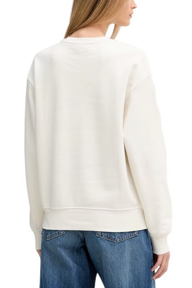 CALVIN KLEIN JEANS LS BABY TERRY SEASONAL MONOLOGO ΜΠΛΟΥΖΑ ΦΟΥΤΕΡ ΓΥΝΑΙΚΕΙΑ OFF WHITE