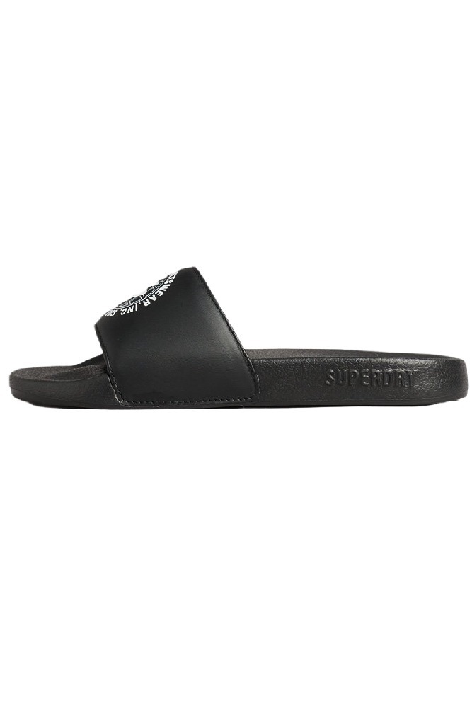 ΠΑΝΤΟΦΛΑ CODE PRINTED POOL SLIDE ΓΥΝΑΙΚΕΙΟ SUPERDRY BLACK