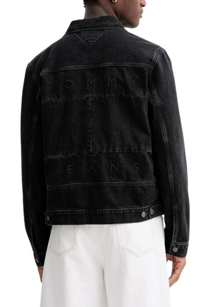 TOMMY JEANS RYAN RGLR TRCKR FLG EI6081 ΤΖΙΝ ΜΠΟΥΦΑΝ ΑΝΔΡΙΚΟ DENIM BLACK