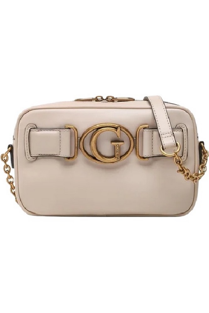 GUESS AVIANA CAMERA BAG ΤΣΑΝΤΑ ΓΥΝΑΙΚΕΙΑ ECRU
