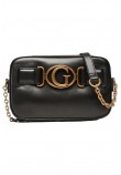 GUESS AVIANA CAMERA BAG ΤΣΑΝΤΑ ΓΥΝΑΙΚΕΙΑ BLACK