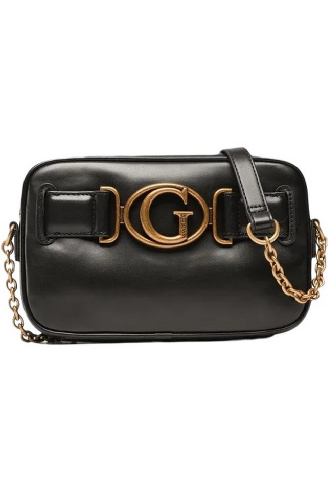 GUESS AVIANA CAMERA BAG ΤΣΑΝΤΑ ΓΥΝΑΙΚΕΙΑ BLACK