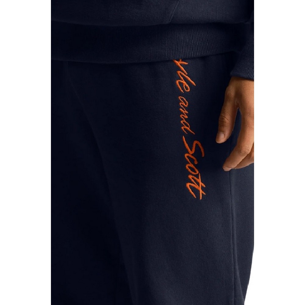 LYLE AND SCOTT VINTAGE SCRIPT EMBROIDERY JOGGERS ΠΑΝΤΕΛΟΝΙ ΦΟΡΜΑΣ ΑΝΔΡΙΚΟ NAVY