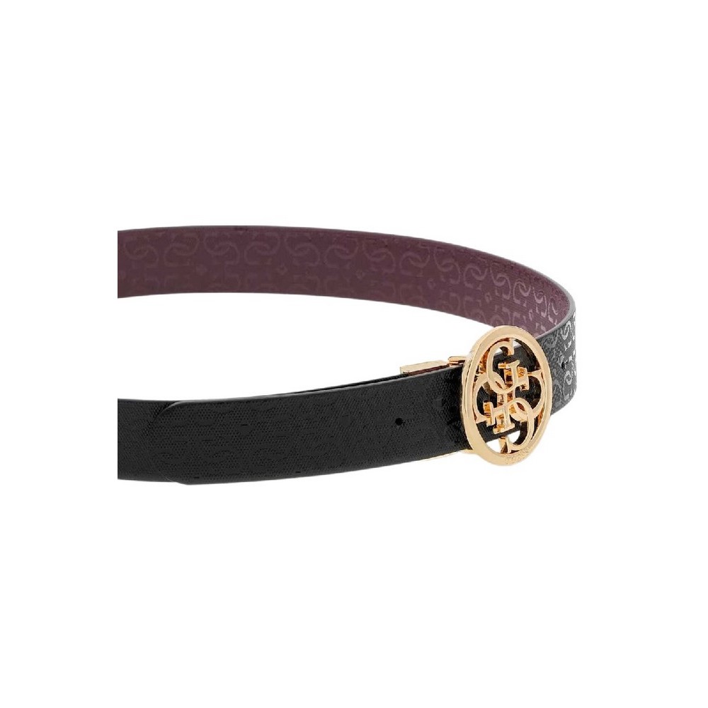 GUESS IDRA NOT ADJ & REV H35 ΖΩΝΗ ΓΥΝΑΙΚΕΙΑ BLACK/RED