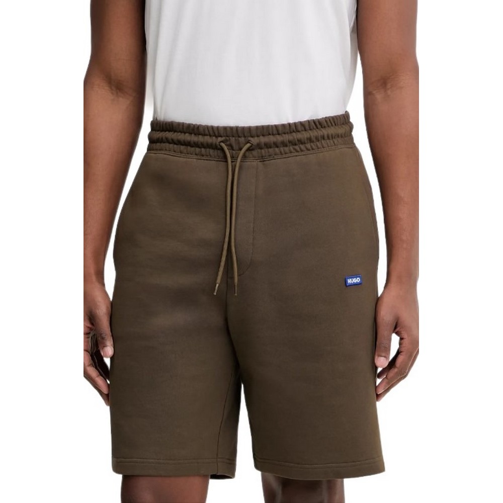HUGO BOSS JERSEY SHORTS NASENSIO ΒΕΡΜΟΥΔΑ ΑΝΔΡΙΚΗ DARK BROWN