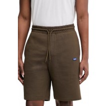 HUGO BOSS JERSEY SHORTS NASENSIO ΒΕΡΜΟΥΔΑ ΑΝΔΡΙΚΗ DARK BROWN