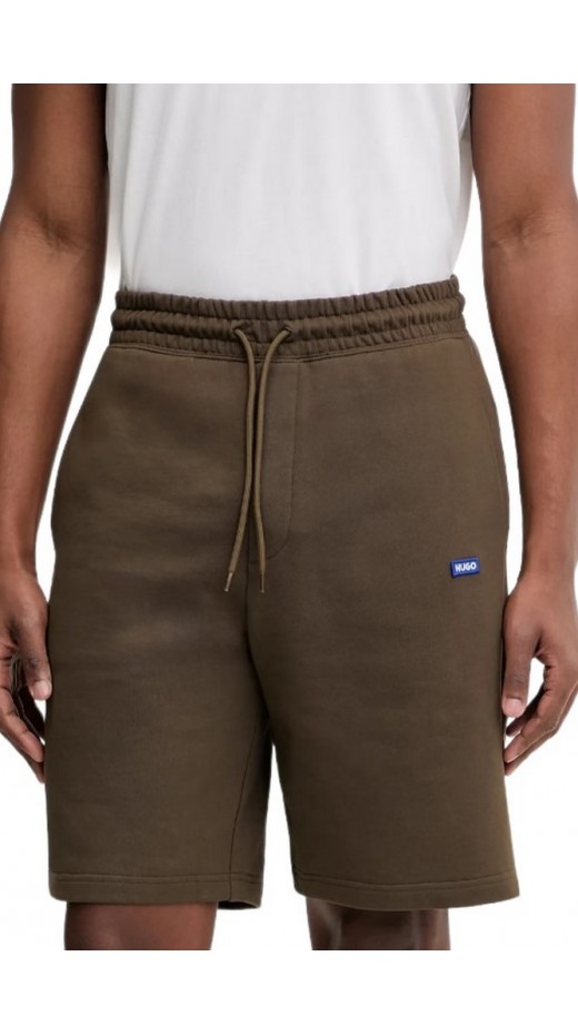 HUGO BOSS JERSEY SHORTS NASENSIO ΒΕΡΜΟΥΔΑ ΑΝΔΡΙΚΗ DARK BROWN