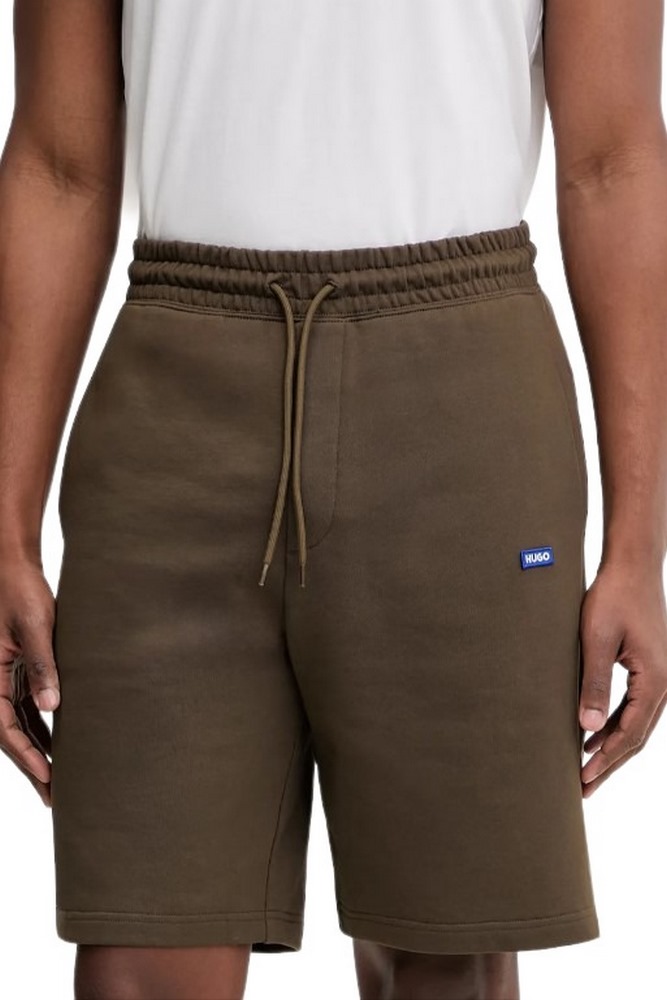 HUGO BOSS JERSEY SHORTS NASENSIO ΒΕΡΜΟΥΔΑ ΑΝΔΡΙΚΗ DARK BROWN