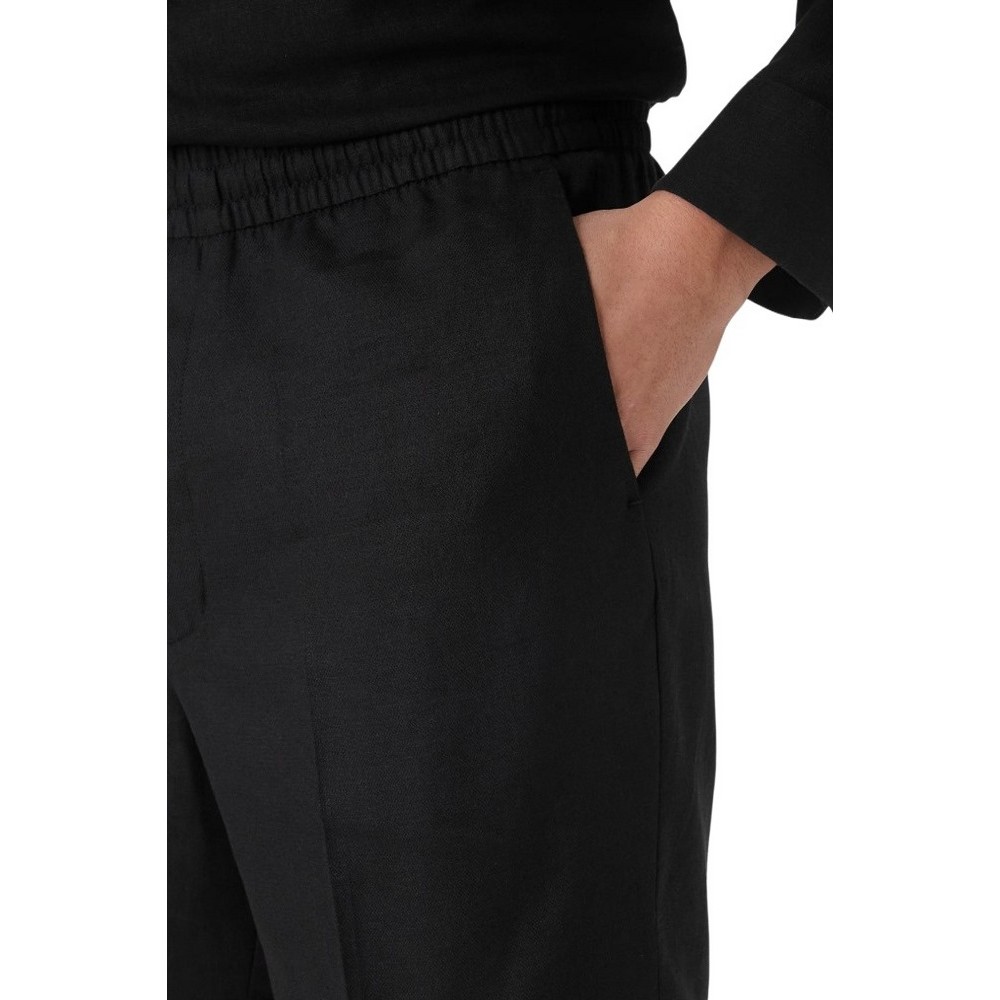 CALVIN KLEIN STRAIGHT LINEN 7" PULL ON SHORT ΣΟΡΤΣ ΑΝΔΡΙΚΟ BLACK