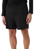 CALVIN KLEIN STRAIGHT LINEN 7" PULL ON SHORT ΣΟΡΤΣ ΑΝΔΡΙΚΟ BLACK