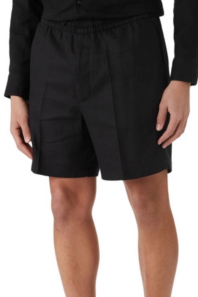 CALVIN KLEIN STRAIGHT LINEN 7" PULL ON SHORT ΣΟΡΤΣ ΑΝΔΡΙΚΟ BLACK