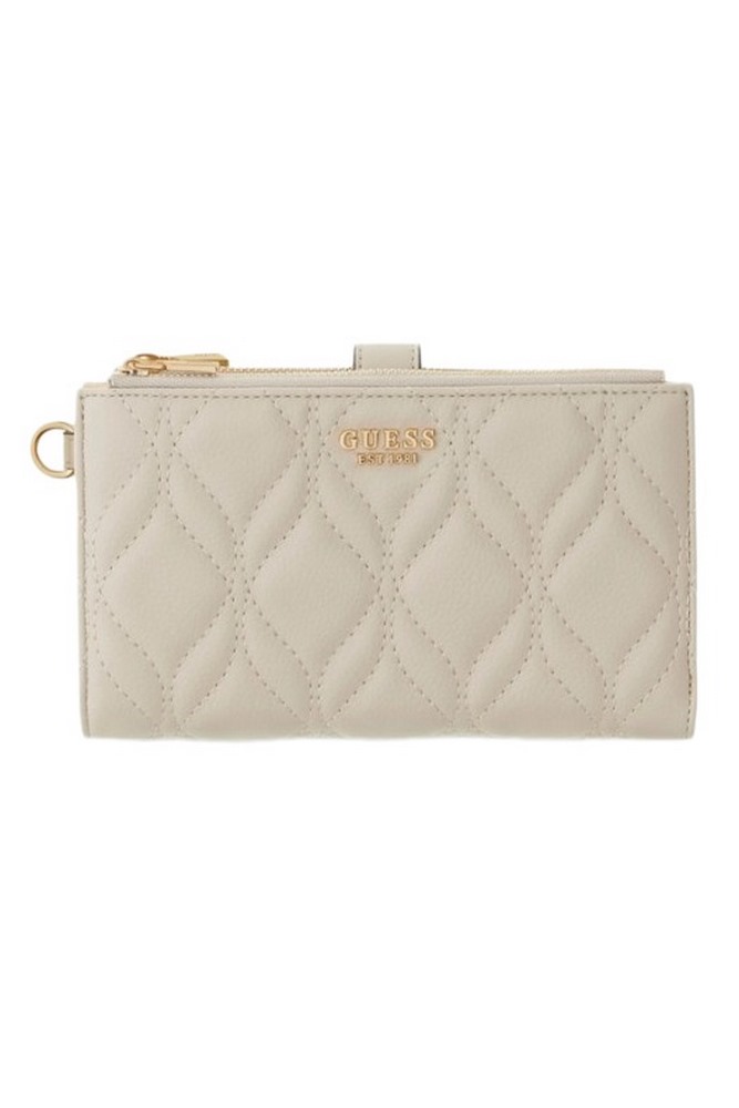 GUESS MAXINE SLG DBL ZIP ORGANIZER ΠΟΡΤΟΦΟΛΙ ΓΥΝΑΙΚΕΙΟ TAUPE