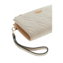 GUESS MAXINE SLG DBL ZIP ORGANIZER ΠΟΡΤΟΦΟΛΙ ΓΥΝΑΙΚΕΙΟ TAUPE