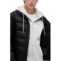 TOMMY JEANS LIGHT DOWN JACKET EXT ΜΠΟΥΦΑΝ ΑΝΔΡΙΚΟ BLACK