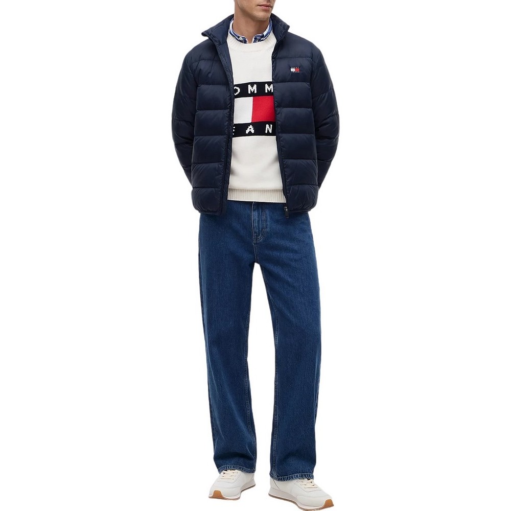 TOMMY JEANS LIGHT DOWN JACKET EXT ΜΠΟΥΦΑΝ ΑΝΔΡΙΚΟ NAVY