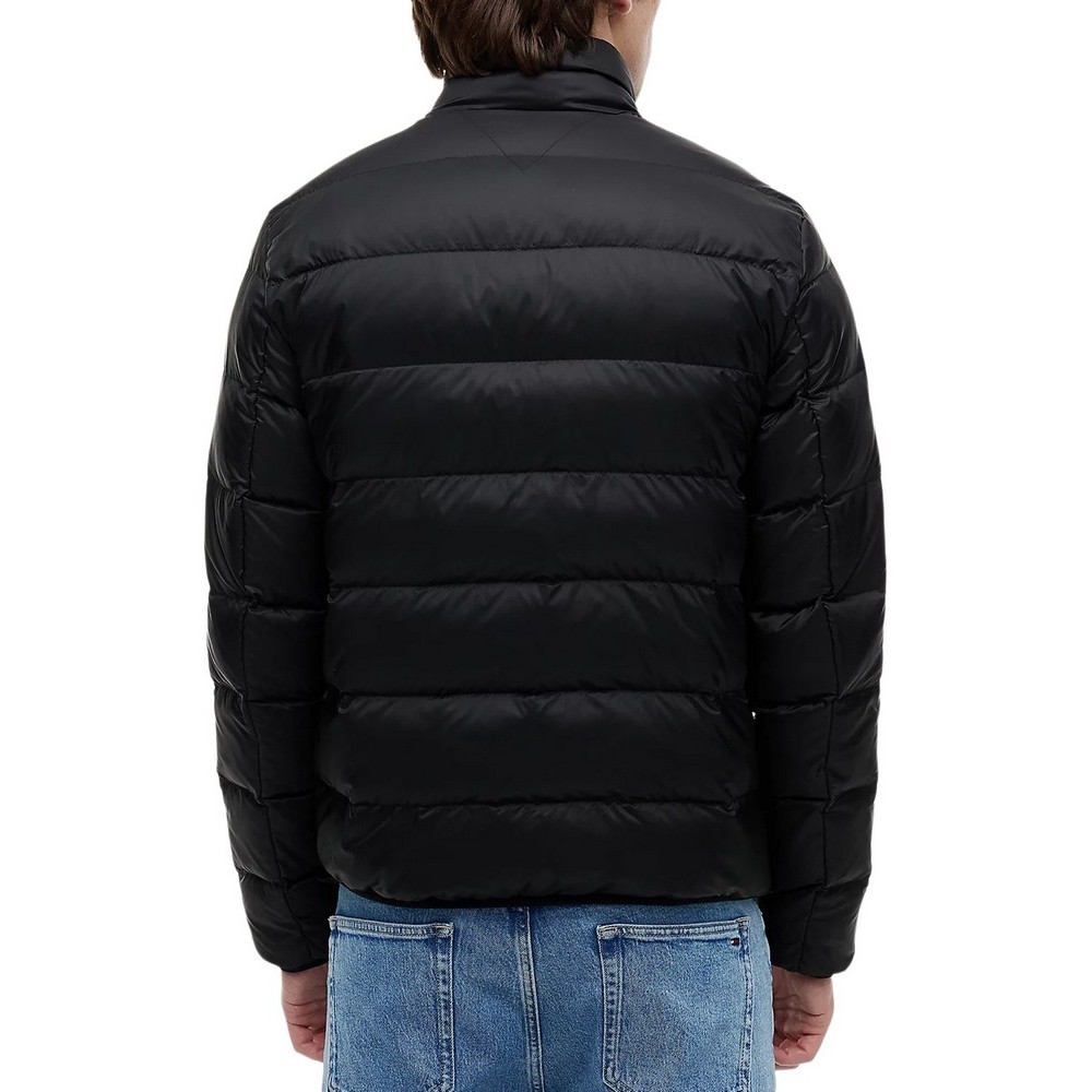 TOMMY JEANS LIGHT DOWN JACKET EXT ΜΠΟΥΦΑΝ ΑΝΔΡΙΚΟ BLACK