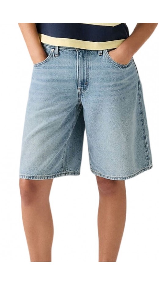 LEVIS BAGGY DAD JORT WORN IN ΤΖΙΝ ΒΕΡΜΟΥΔΑ ΓΥΝΑΙΚΕΙΑ MED INDIGO