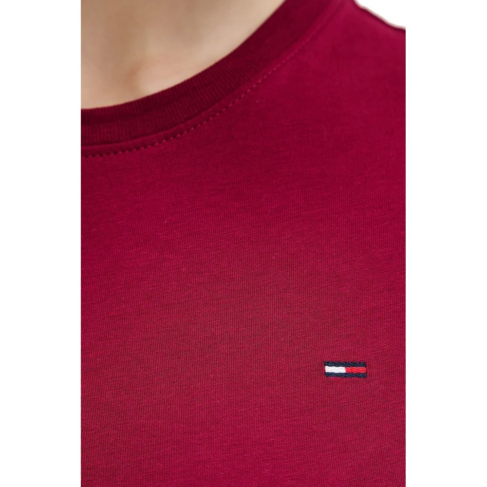 TOMMY JEANS C-NECK TEE T-SHIRT ΜΠΛΟΥΖΑ ΓΥΝΑΙΚΕΙΑ BERRY