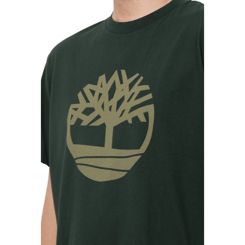 TIMBERLAND NRWD TREE LOGO T-SHIRT ΜΠΛΟΥΖΑ ΑΝΔΡΙΚΗ DARK GREEN