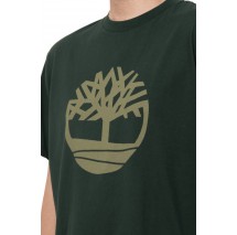 TIMBERLAND NRWD TREE LOGO T-SHIRT ΜΠΛΟΥΖΑ ΑΝΔΡΙΚΗ DARK GREEN