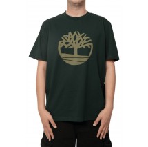 TIMBERLAND NRWD TREE LOGO T-SHIRT ΜΠΛΟΥΖΑ ΑΝΔΡΙΚΗ DARK GREEN