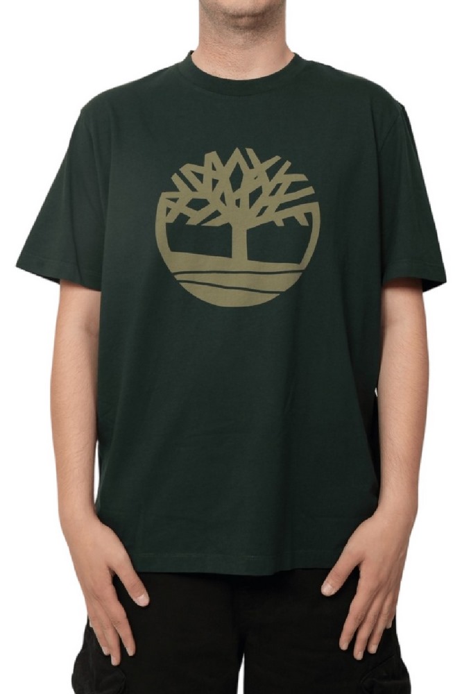 TIMBERLAND NRWD TREE LOGO T-SHIRT ΜΠΛΟΥΖΑ ΑΝΔΡΙΚΗ DARK GREEN