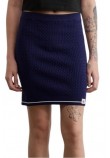 CALVIN KLEIN JEANS MICROCABLE MINI SKIRT ΦΟΥΣΤΑ ΓΥΝΑΙΚΕΙΑ DARK BLUE
