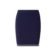 CALVIN KLEIN JEANS MICROCABLE MINI SKIRT ΦΟΥΣΤΑ ΓΥΝΑΙΚΕΙΑ DARK BLUE