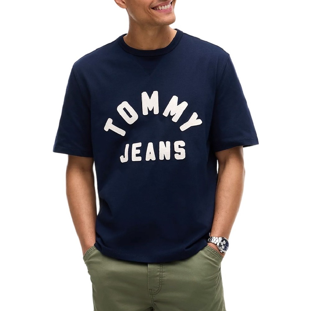 TOMMY JEANS 90S NEW CLASSIC T-SHIRT ΜΠΛΟΥΖΑ ΑΝΔΡΙΚΗ NAVY