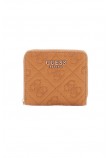 GUESS ADELASIA SLG SMALL ZIP AROUND ΠΟΡΤΟΦΟΛΙ ΓΥΝΑΙΚΕΙΟ CARAMEL