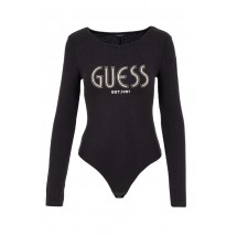 GUESS NEVA HOTFIX LOGO BODY ΚΟΡΜΑΚΙ  ΓΥΝΑΙΚΕΙΟ BLACK