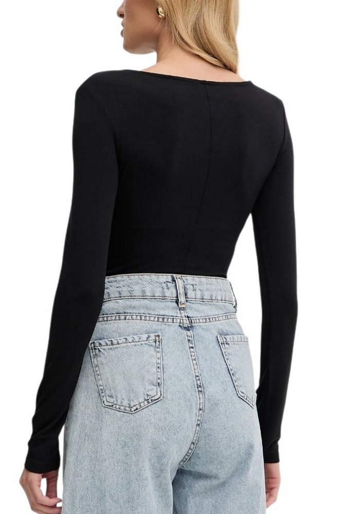 GUESS NEVA HOTFIX LOGO BODY ΚΟΡΜΑΚΙ  ΓΥΝΑΙΚΕΙΟ BLACK