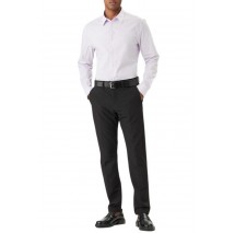 CALVIN KLEIN LS SOLID STRETCH SLIM SHIRT ΠΟΥΚΑΜΙΣΟ ΑΝΔΡΙΚΟ WHITE