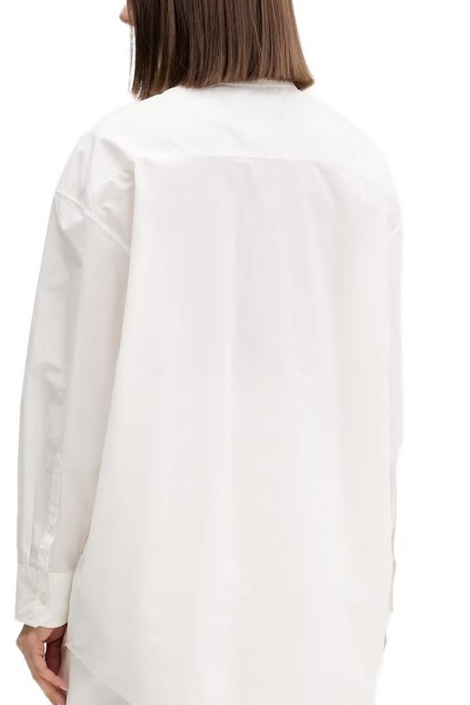 TOMMY JEANS OVS POPLIN SHIRT ΠΟΥΚΑΜΙΣΟ ΓΥΝΑΙΚΕΙΟ ECRU