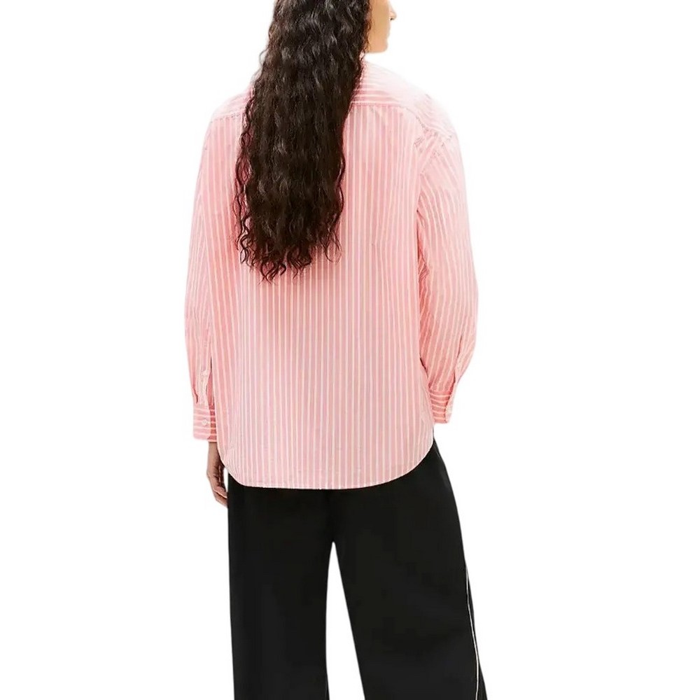 TOMMY JEANS OVS POPLIN SHIRT ΠΟΥΚΑΜΙΣΟ ΓΥΝΑΙΚΕΙΟ PINK